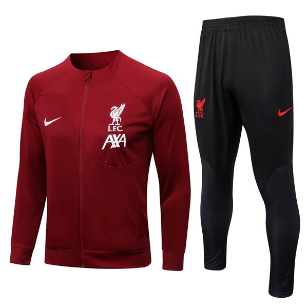Trainingsanzug Liverpool 2022-23 Schwarz Rote